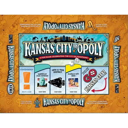 Kansas City-Opoly Themed Family Board Game, 2-6 Players