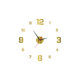 thumbnail image 1 of Reloj Para Pared Diy Clock 3d Grande En Madera Números En Negro 90cm Malubero Dorado, 1 of 5