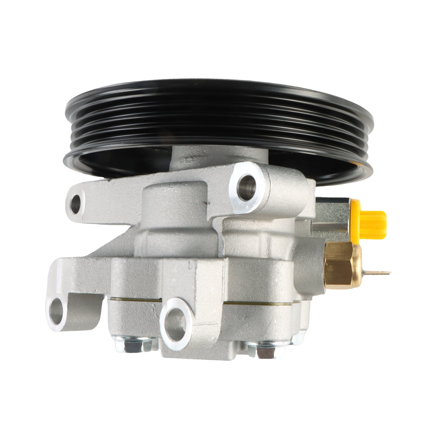 PANGOLIN Power Steering Pump with Pulley 20-1401 Compatible with 2007-2012 Edge Fusion, 2007-2012 Lincoln MKZ MKX Power Assist Steering Pump Replacement Part OE 7H6Z3A696A, 7T4Z3A696A