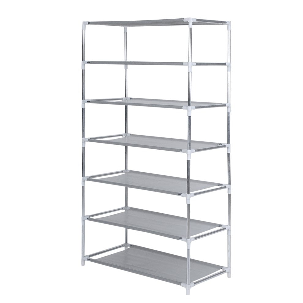 Metal Shoes Rack 3/4/5/6/7/10 Layer Shoes Stand Removable DustShelves