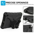 thumbnail image 2 of Kids Case for All-New Fire 7 Tablet (12th Generation, 2022 Release) Latest Model, Cute Butterfly Design Soft EVA Rubber Kicksand Shoulder Strap Lightweight Kids Friendly Case for Girls Boys, Black, 2 of 6