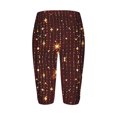 thumbnail image 5 of kaondbfi Leggings for Women Plus Size Knee Length No Pockets High Waisted Yoga Pants Soft Workout Tights, 5 of 5