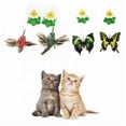 thumbnail image 4 of QHUDLV Rotating Electric Flying Butterfly Colorful Interactive Teaser Cat Toys G5, 4 of 9