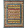 thumbnail image 1 of Unique Loom Fars Collection Tribal Modern Casual Area Rug, 9 x 12 Feet, Blue/Red, 1 of 5