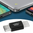 thumbnail image 1 of Type C Male To Male Extension Adapter, USB-C Male To Male Adapter Aluminum Alloy Shell Easy To Carry Convenient To Use Lightweight  for Offices, 1 of 7