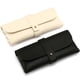 thumbnail image 1 of Paquete de 2 estuches suaves para gafas (negro + blanco), estuche para gafas de sol con hebilla, 1 of 5