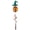 Pumpkin with Hat, variant on In the Breeze 2498 — Scarecrow Ground Ball Spinner — Autumn Wind Spinner — Colorful Outdoor Ground Wind Spinner