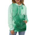 thumbnail image 4 of Green Marble Abstract Art 3D Print Hoodie Men Women Autumn Thin Pullover Sweatshirt Vintage Streetwear Tops, 4 of 6