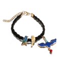 thumbnail image 1 of Women Jewelry Accessory Woven Rope Bracelet with Birds Pendants, 1 of 7
