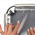 thumbnail image 6 of Interchangeable Anti-Reflex Clear Overlay Lens PET Protective Cover for Business Office Home Slide-in Snap Poster Frames 5 pcs in a Box 27x40 Inches, 6 of 8