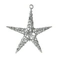 thumbnail image 2 of Christmas Tree Iron Starfishs Hanging Decoration Ornaments, Five Pointed Star Ornament for Christmas Decorations or Holiday Party Decorations 7.87 Inch Silver, 2 of 6