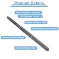 thumbnail image 3 of Uxcell 2pcs Straight Flute Thread Tap M2.5 x 0.45 Nitride Coated Screw Tapping Tool, 3 of 7
