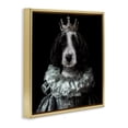 thumbnail image 3 of Stupell Industries Princess Pepper Royal Dog Gold Framed Floater Canvas Wall Art design by Kelley Parker, 25 x 25, 3 of 9