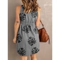 thumbnail image 3 of Vestido Corto Sin Mangas NikouMX Vestido Cuello en V Tamaño XS a XXL, 3 of 5