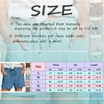thumbnail image 3 of Womens Shorts Summer Fashion High Waist Straight Leg Sport Casual Loose Fit with Pockets Drawstring Elastic Band Leisure Pants Blue L, 3 of 7
