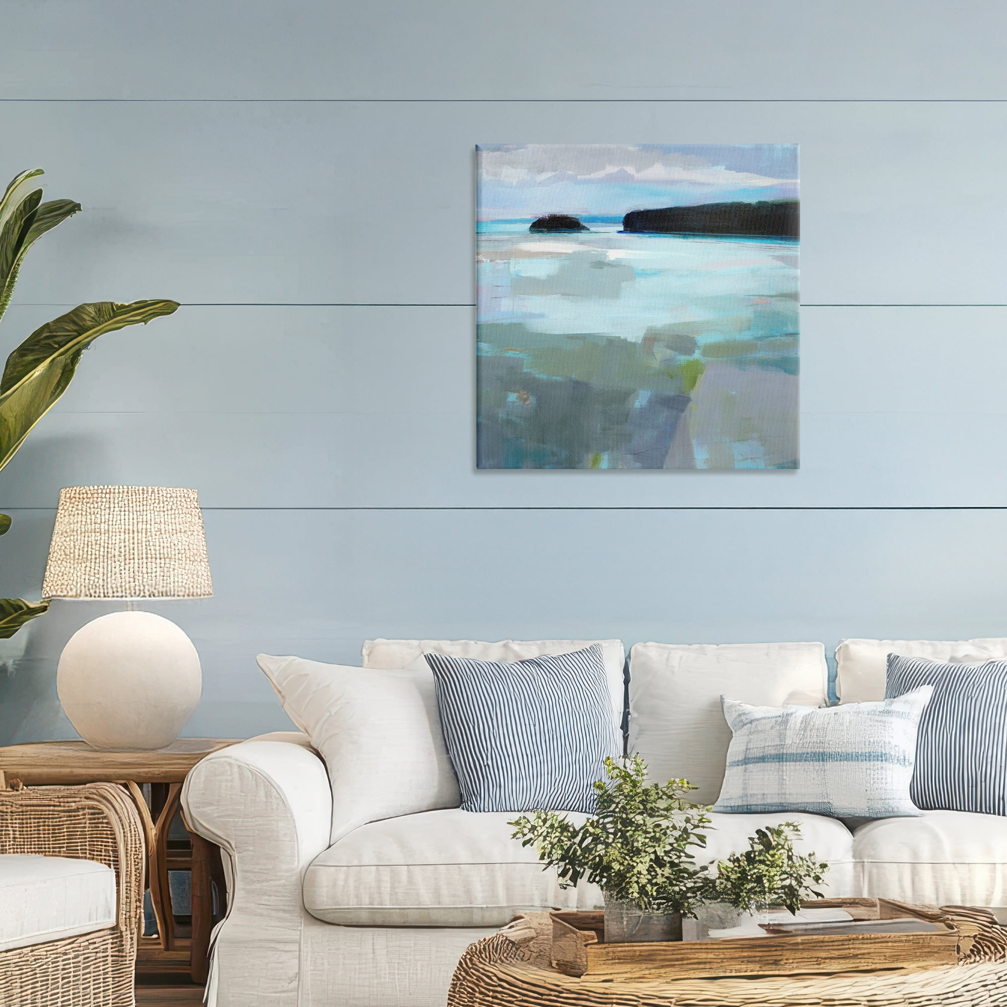 Stupell Industries Freeport Maine Abstraction Canvas Wall Art, design by Kathleen Robbins