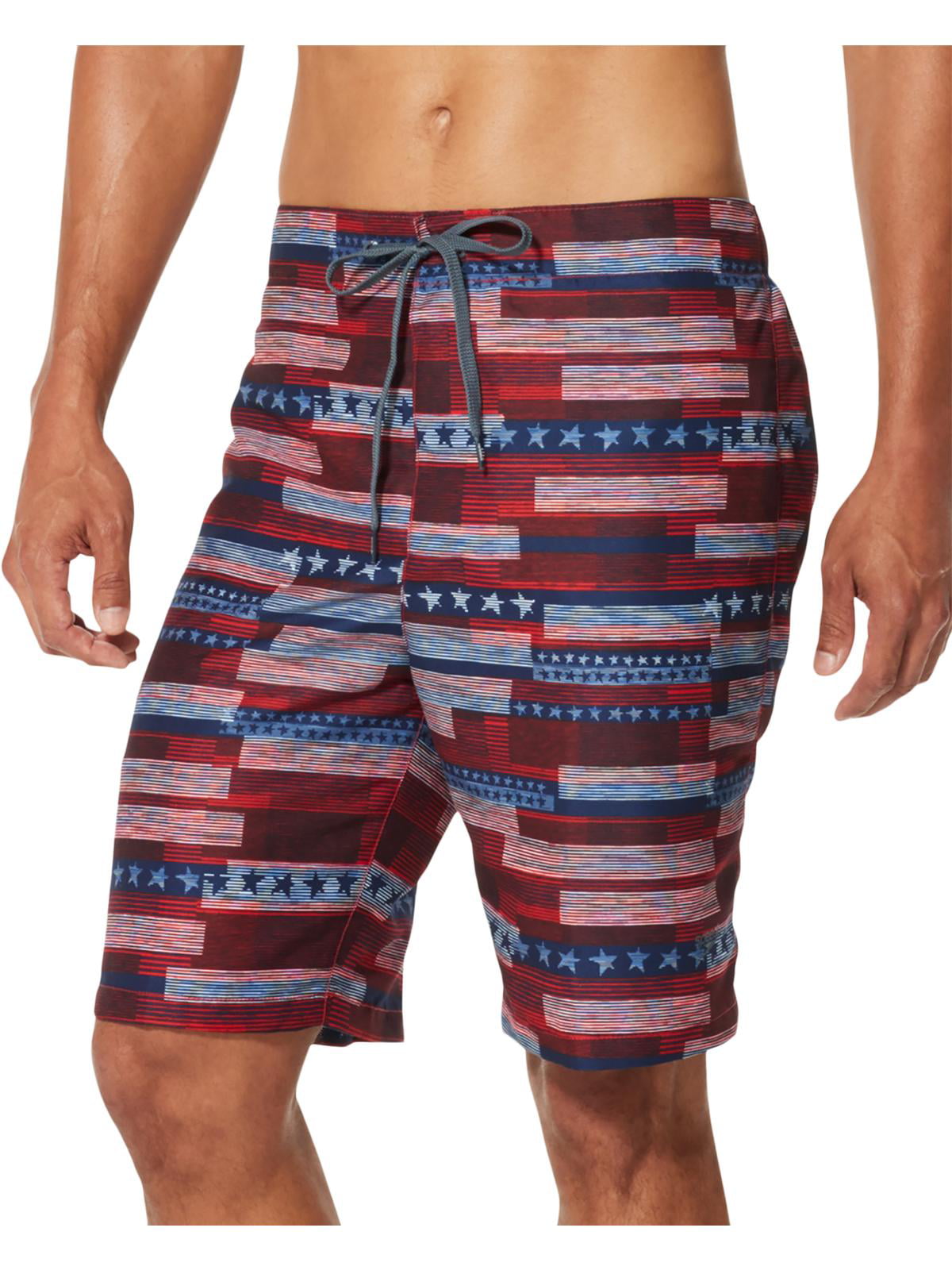 Fire Fire Wolf Mens Beach Pants Swimming Trunks Quick-Dry Boardshorts with Lining