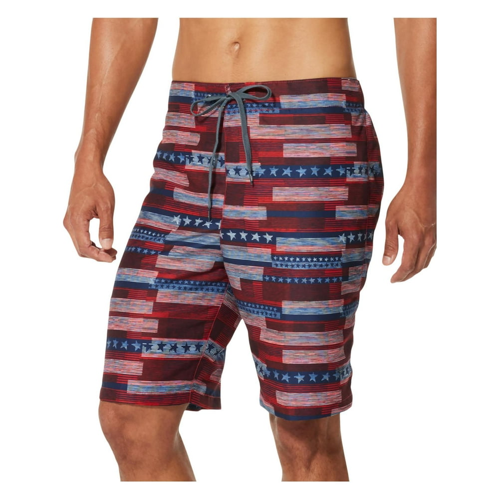 Speedo Speedo Mens Home Free Patriotic 9" Inseam Board Shorts