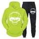 thumbnail image 4 of Chándal informal para hombre, divertido traje deportivo con capucha de manga larga con estampado de calavera de DJ y música, sudaderas y pantalones de otoño, conjuntos de dos piezas de moda, 4 of 5