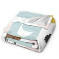 thumbnail image 3 of XMXY Fleece Throw Blanket for Couch, Cartoon Giraffe Duck Dog Monkey Lightweight Plush Fuzzy Cozy Soft Bed Blankets and Throws for Sofa, 50"x40" inches, 3 of 8