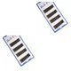 thumbnail image 1 of Vogacara Horquillas para el pelo negras para mujeres y niñas, Mini horquillas onduladas curvadas rectas, herramienta de peluquería de Metal No.1 2piezas Vogacara CBP120543, 1 of 5