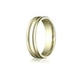 thumbnail image 2 of Benchmark� 6mm Comfort-fit High Polished With Milgrain Round Edge Carved Design Wedding Band Ring, 2 of 9