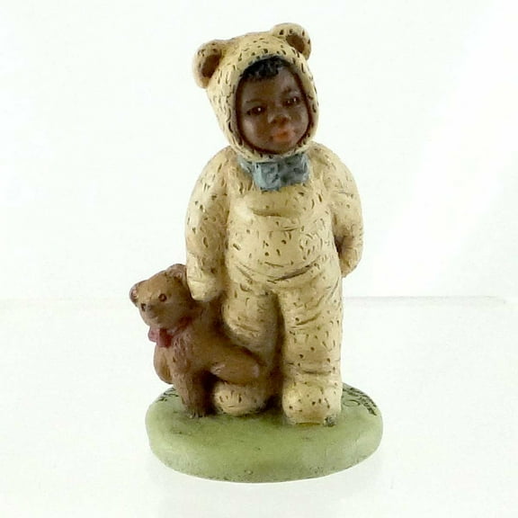All Gods Children Bo Polyresin African American Bunny Black 1530