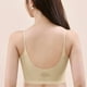 thumbnail image 3 of Gibobby Sujetador de copa 3/4 para mujer, ropa interior sin costuras de seda helada, chaleco de belleza, sujetador inalámbrico, sujetador con correa(Beige,XXL), 3 of 5