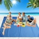 thumbnail image 5 of Manta de playa Desiderio, mantas de picnic compactas con 4 clavos molidos, impermeable, plegable, tapete a prueba de arena, accesorios de playa, elementos esenciales de verano para exteriores para, 5 of 6