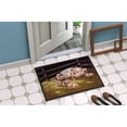 thumbnail image 2 of Pigs Piglets at Dinner Time Door Mat, 2 of 4