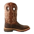 thumbnail image 4 of Twisted X Men’s 12” Pull-On Work Boot - Cowboy Boots Crafted with Molded Rubber Outsole, Full-Grain Leather Vamp and ShaftAir-Mesh Lined Shaft, Smokey Chocolate & Spice 8 EE, 4 of 6
