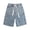LightBlue-2729, variant on Children's Denim Shorts,Ribbed Elastic WaistBand with Strings Summer Jeans Half Pants, Light Blue, 6-7 Years