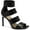 Black, variant on INC Womens LIANA PATENT LEATHER STRAPPY HEELS Mary Jane Heels