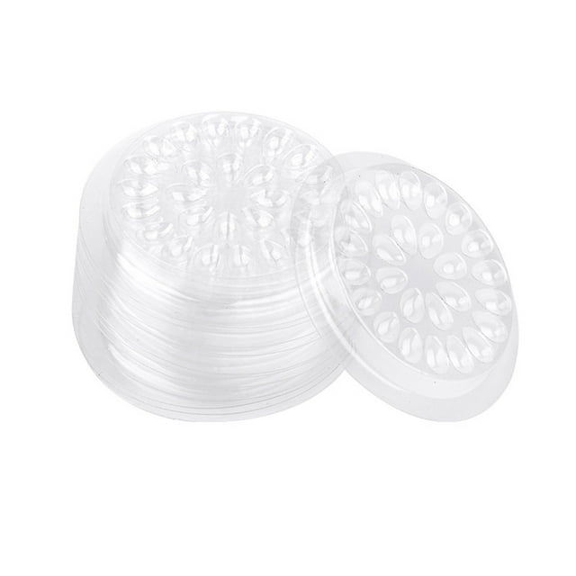 tredstone 100 Pcs Support de Cils Quantité Abondante Palette de Cils Compact Durable Fournitures d'Extension de Cils Maison Transparent
