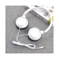 thumbnail image 2 of Universal Headphone Over Ear HiFi Stereo Sound Portable Wired Headset for Mobile Phone-White, 2 of 3