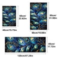 thumbnail image 6 of YIMEIS Blue Gold Festive Kitchen Decor Christmas Fall Kitchen Rugs, Xmas Decorative Farmhouse Floor Mats for Home Kitchen Dining Room Decorations - 16''*24'' inch, 6 of 10