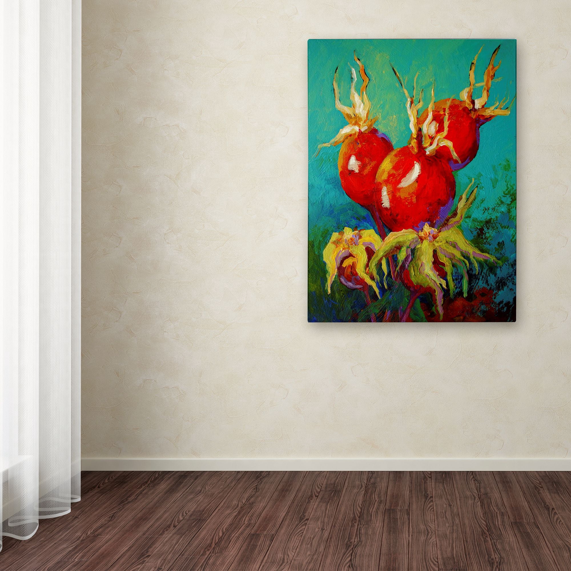 Trademark Fine Art 'Rose Hips' Canvas Art by Marion Rose