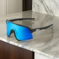 thumbnail image 3 of 100 Percent S3 HiPER Blue Multilayer Mirror Lens Sunglasses with Durable and Lightweight Polycarbonate Frame (Matte Black), 3 of 7
