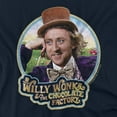 thumbnail image 2 of Willy Wonka and The Chocolate Factory Its Scrumdiddlyumptious Women's T Shirt, Navy, Small, 2 of 6