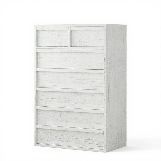 Commode à Tiroirs pour Chambre, Commode 5/7 avec Grand Rangement
