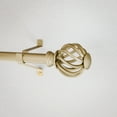 thumbnail image 3 of Mainstays 3/4” Gold Twist Cage Adjustable Single Curtain Rod Set, 30 - 84", 3 of 8