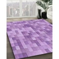 thumbnail image 3 of Ahgly Company Machine Washable Indoor Rectangle Transitional Violet Purple Area Rugs, 3' x 5', 3 of 7