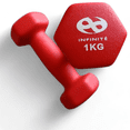 thumbnail image 1 of Par de Mancuernas de neopreno 1 kg Infinité Mod IF-MN1, 1 of 6