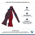 thumbnail image 6 of CTM  Silk Free Style Reversible Bow Tie (Men), 6 of 6