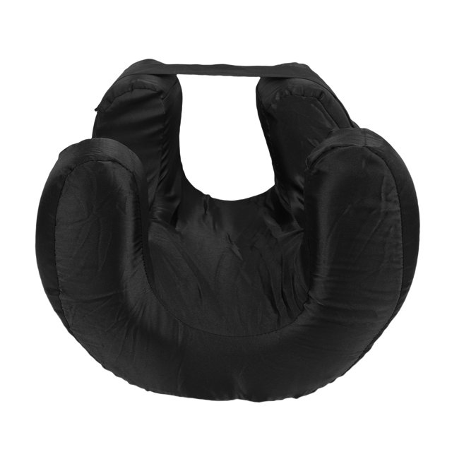 Sleeping Pillow, Polyurethane Soft and Comfortable Neck Face Support Pillow for Home Camping Travel Sleeping