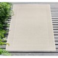 thumbnail image 7 of Trans-Ocean Imports PYM58600911 Liora Manne Plymouth Border Indoor & Outdoor Rug, Taupe - 4 ft. 10 in. x 7 ft. 6 in., 7 of 7