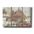 thumbnail image 1 of Epic Graffiti 'Christmas Barn View' by Cindy Jacobs, Canvas Wall Art, 26"x18", 1 of 2