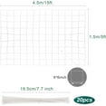 thumbnail image 2 of czcpp-Plant Trellis Netting 5'×15' Garden Netting Cucumber Trellis Polyester Trellis Netting with Cable Ties for Climbing Plants Outdoor Grow Tent Plant Support, 2 of 4