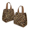 thumbnail image 2 of Dog Bones and Dog Footprints Insulated Lunch Bag for Women & Adults,Large Portable Soft Cooler Lunch Bag,Thermal Food Storage Tote with Pearl Cotton,8.66L,8.75x5.75x9.5 Inch, 2 of 6