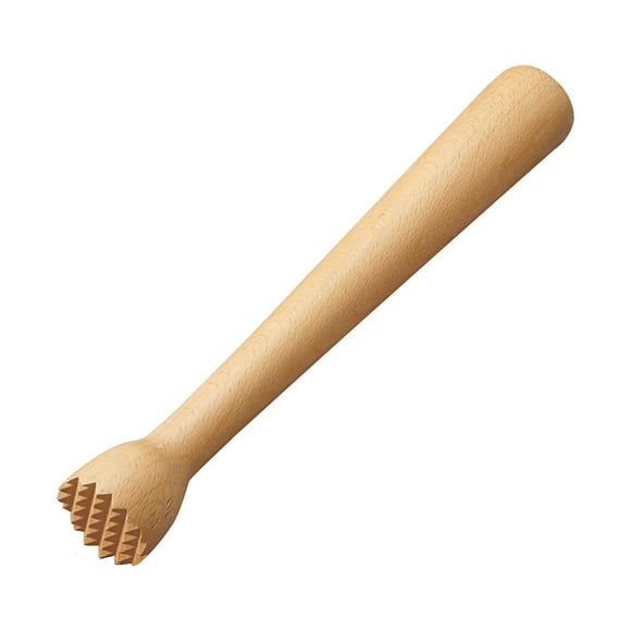 Milk Tea Mix Beech Juicer Wooden Cocktail Crushed Ice Stick Lemon Crushed Ice Stick Bar Milk Tea Mixing and Stirring Rod Ice Tea Mix